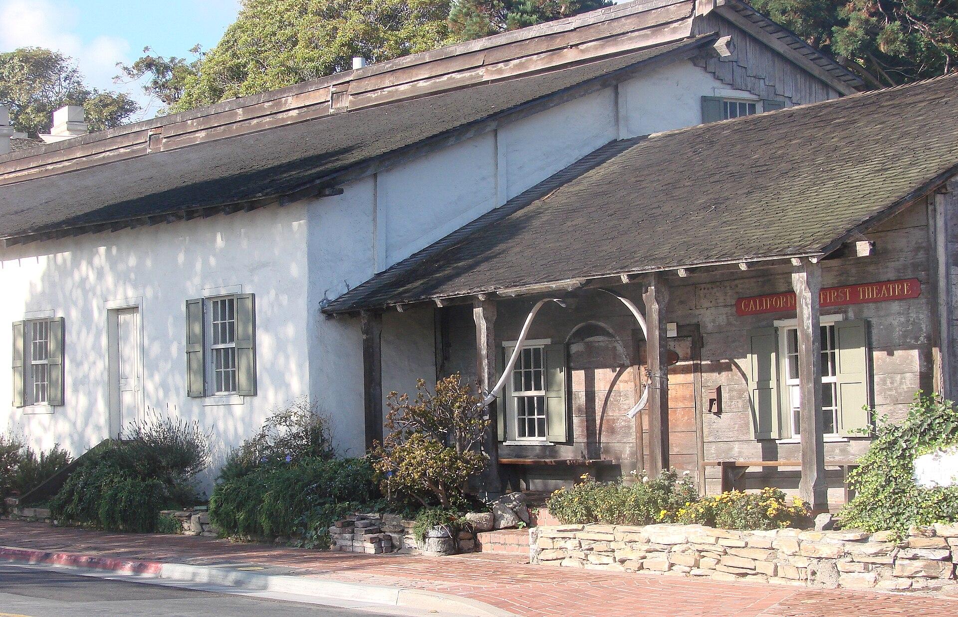 Exterior of California's First Theater in Monterey