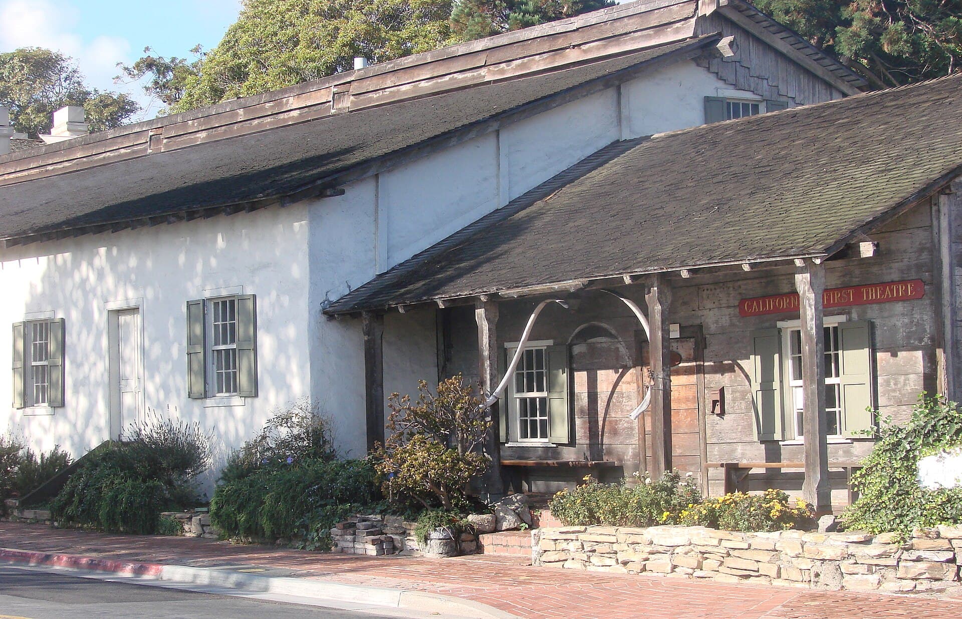 Exterior of California's First Theater in Monterey