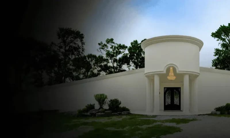 White event building at Waverly Manor